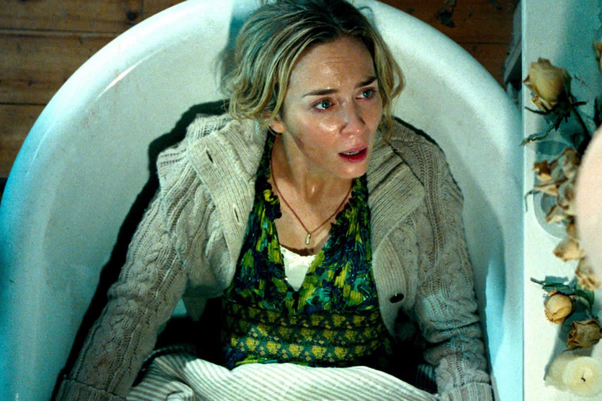 Emily Blunt em Um Lugar Silencioso (crédito: Paramount Pictures)