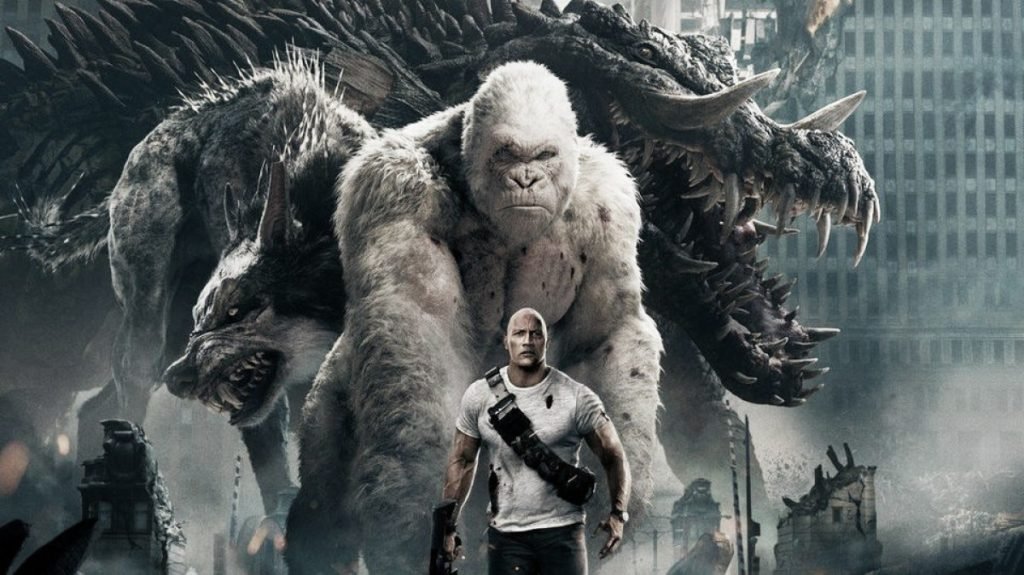 Rampage: 'The Rock' está de volta lutando contra monstros gigantes em novo filme baseado na franquia de games da década de 80