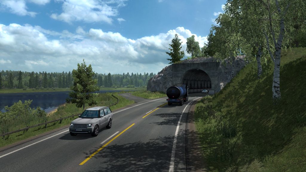 A SCS Software divulgou nesta quarta-feira, 14, novas imagens da Finlândia que fará parte da próxima DLC do ETS2. Batizada de “Além do mar Báltico” o novo pacote irá adicionar Finlândia, Estônia, Lituânia, Letônia e parte da Rússia. A SCS Software divulgou nesta quarta-feira, 14, novas imagens da Finlândia que fará parte da próxima DLC do ETS2. Batizada de “Além do mar Báltico” o novo pacote irá adicionar Finlândia, Estônia, Lituânia, Letônia e parte da Rússia.