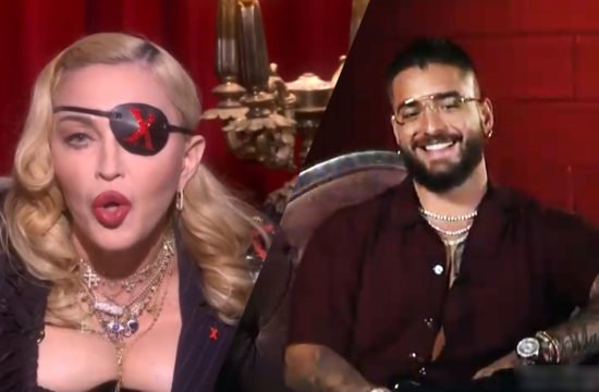 Madonna e Maluma entram ao vivo em todas as redes sociais da cantora e da MTV para divulgar o clipe de Medellin, música do novo álbum da cantora, Madame X
