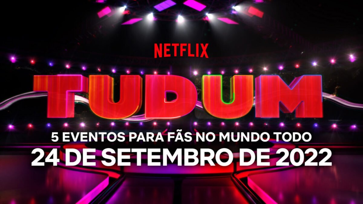 Tudum: Um Evento Mundial para Fãs acontece virtualmente no dia 24 de setembro, que promete trazer conteúdo de mais de 100 produções 