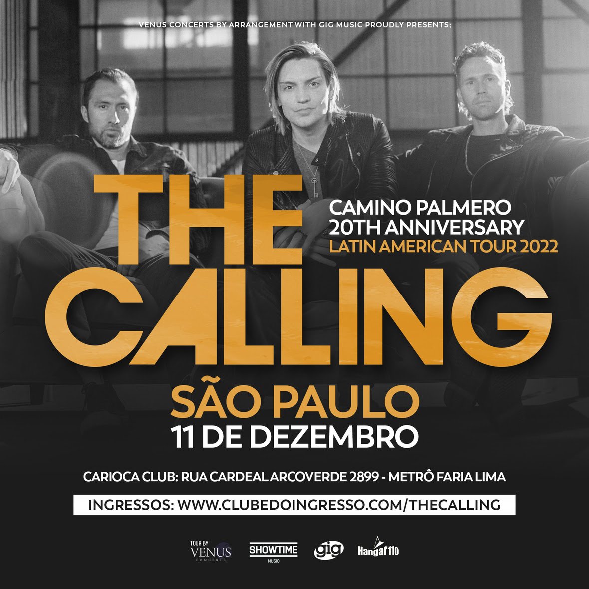 Banda norte-americana toca em São Paulo no dia 11 de dezembro, no Carioca Club; turnê pelo Brasil tem mais 7 shows agendados