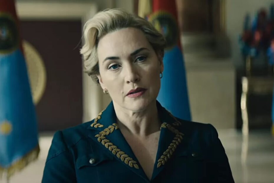 Kate Winslet surpreende como chanceler pouco séria em teaser de "O Regime"