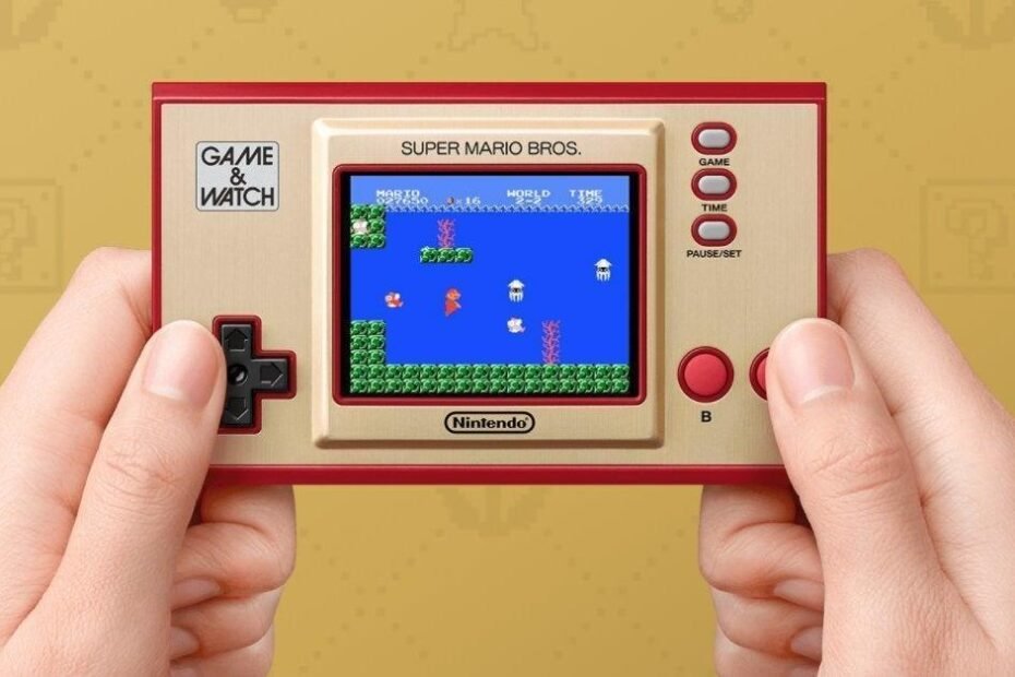 "A volta do Nintendo Super Mario Bros. Game & Watch com desconto"