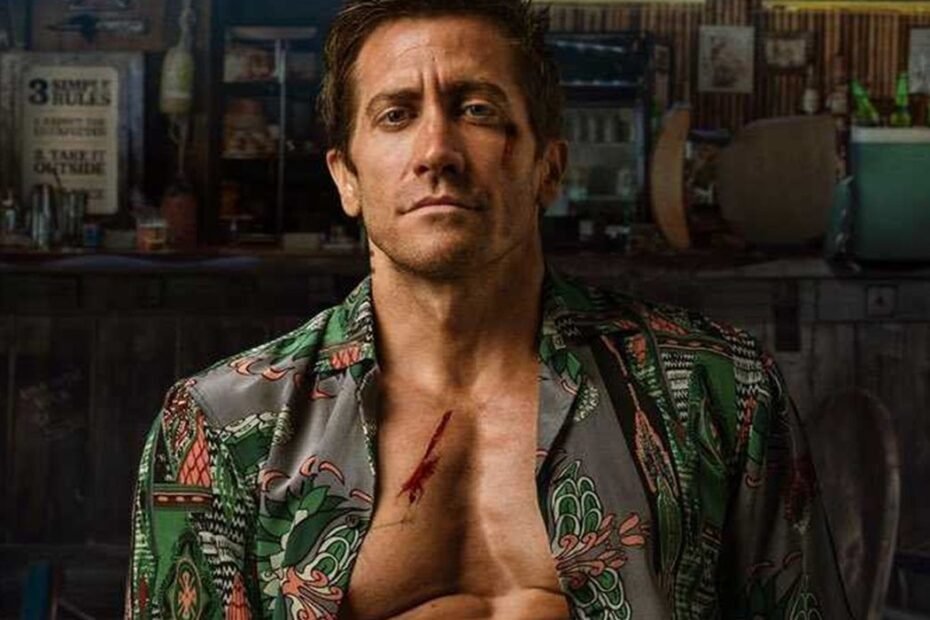 Jake Gyllenhaal em primeiro pôster do remake de "Road House" surge machucado e cercado de referências