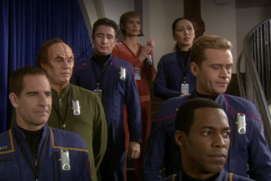 A filosofia central de Star Trek: Enterprise em uma só frase.