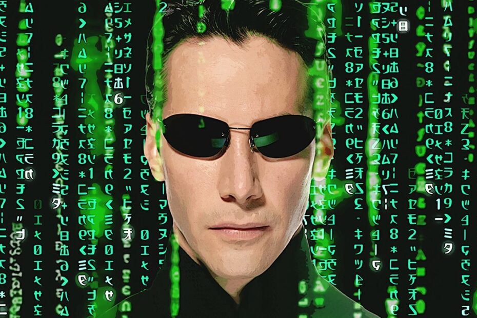 Em qual lugar estão os atores do filme "Matrix"?