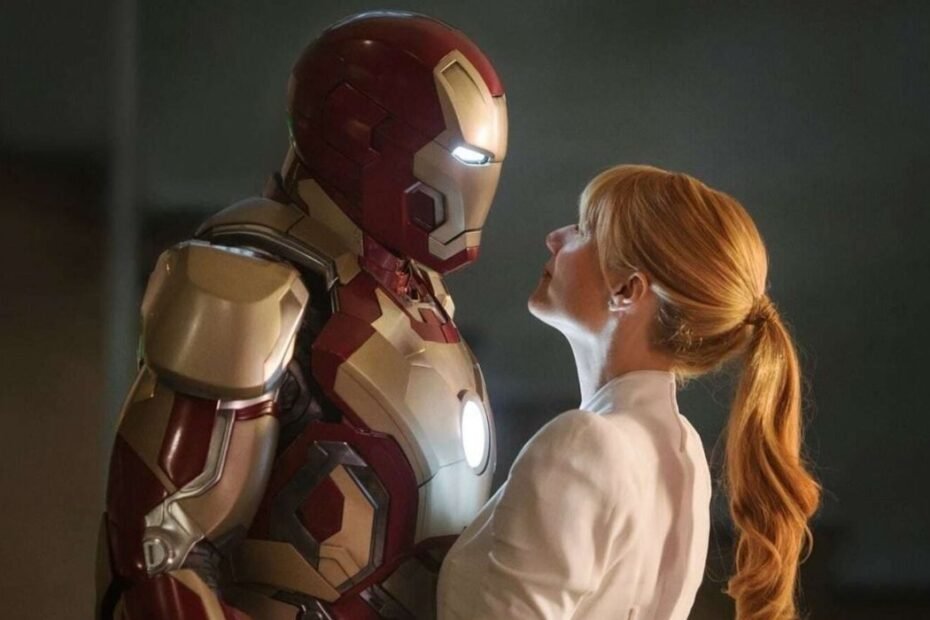 O uso da "troca rápida de diálogos" entre Robert Downey Jr. e Gwyneth Paltrow para aprimorar as falas de Iron Man.
