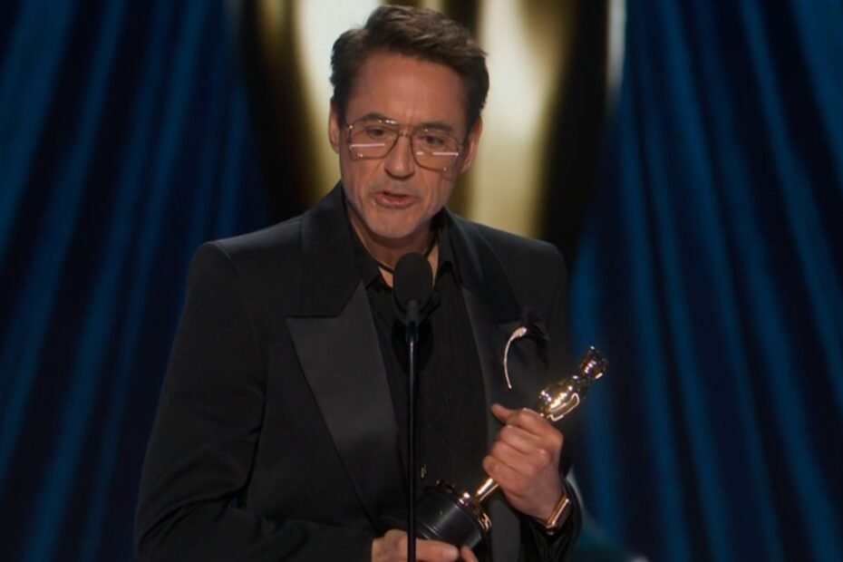 Sam Rockwell presta homenagem a vencedor do Oscar Robert Downey Jr. com referência incrível do filme "Trovão Tropical"
