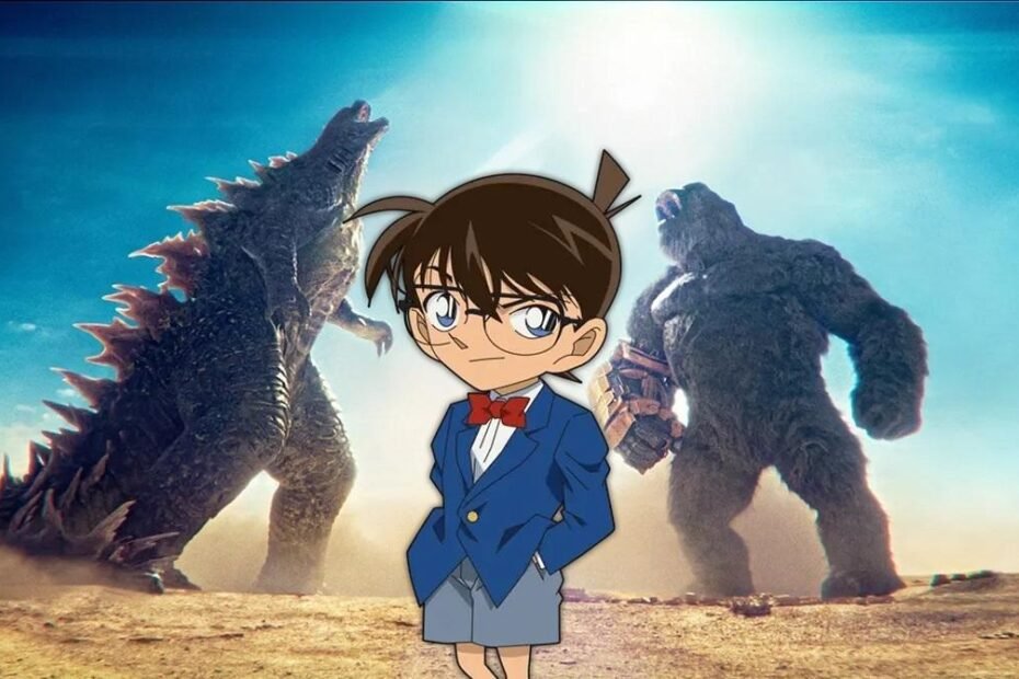 Godzilla e Kong se unem em colaboração com Detective Conan