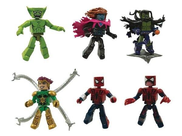 Nova coleção de miniaturas do Homem-Aranha: Confira a primeira prévia dos MiniMates da Saga do Clone!