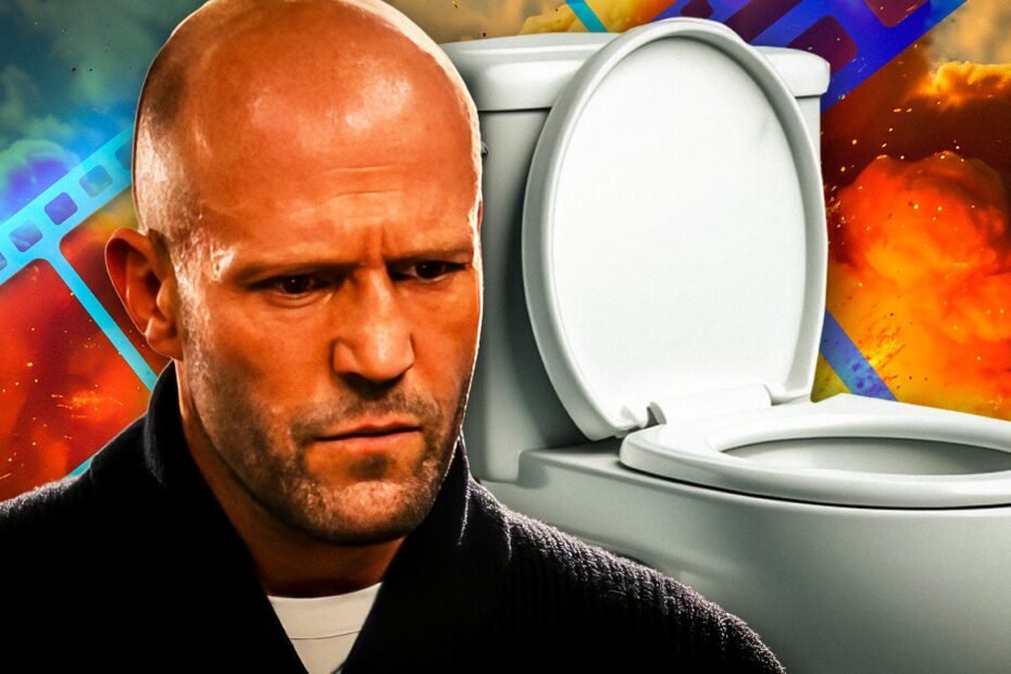 Cena icônica envolvendo vaso sanitário no próximo filme de ação de Jason Statham