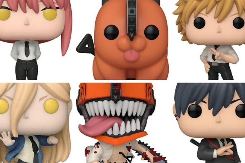 Chegaram as figuras Funko Pop de Chainsaw Man!