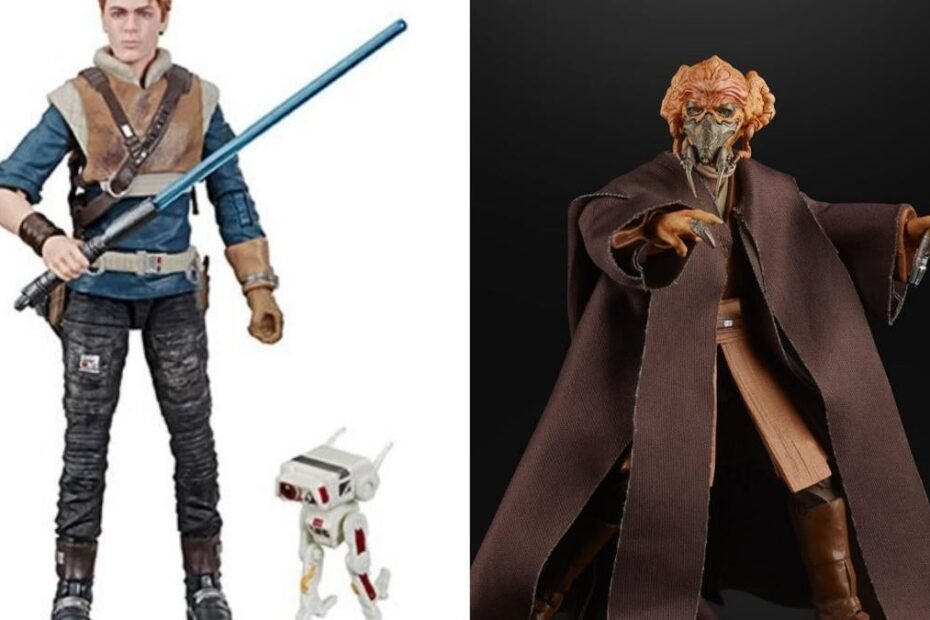 Figuras de Cal Kestis e Plo Koon da série Star Wars The Black Series estão de volta