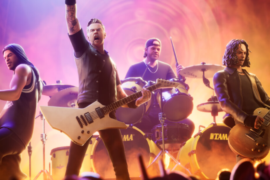 Fortnite revela evento com a banda Metallica e novas skins