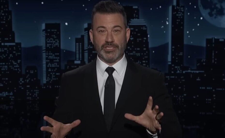 Reação de Jimmy Kimmel ao vídeo viral do Biden: "Ele não congela"