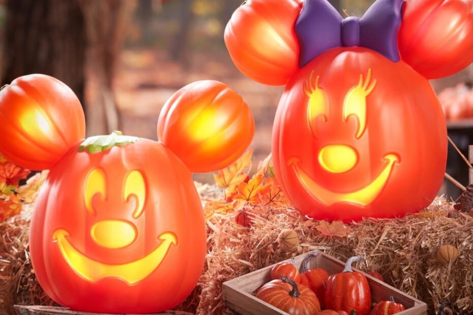 Abóboras de Halloween do Mickey e Minnie Mouse da Disney estão de volta