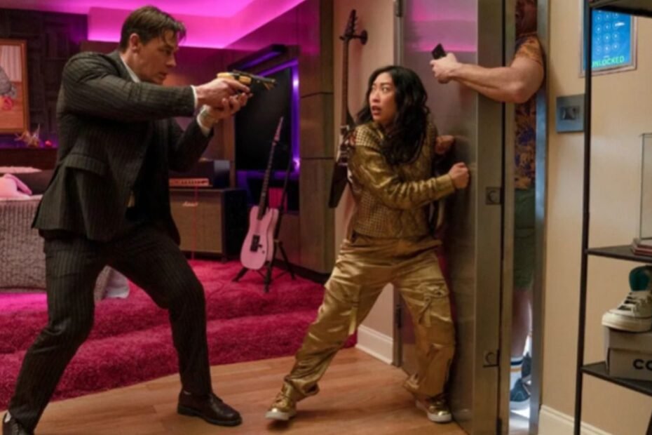 Awkwafina está em grave perigo na nova imagem de 'Jackpot!'