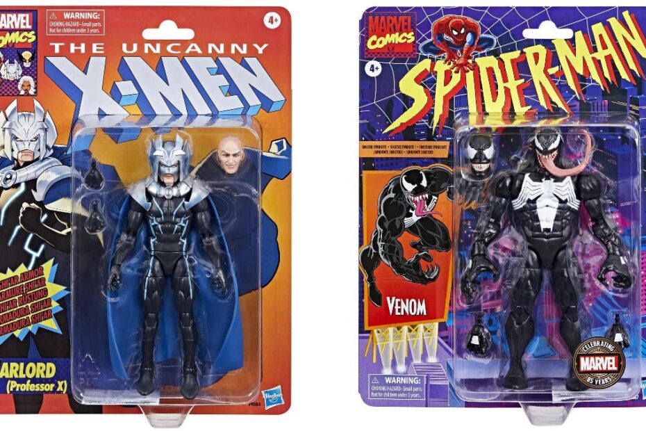 No dia 25 de julho, serão lançadas novas figuras da Marvel Legends Retro, com os personagens Venom e Professor X. Os colecionáveis são inspirados nos quadrinhos da Marvel e prometem agradar aos fãs. Chegada iminente: lançamento das figuras Marvel Legends Retro Venom e Warlord Professor X em 25 de julho