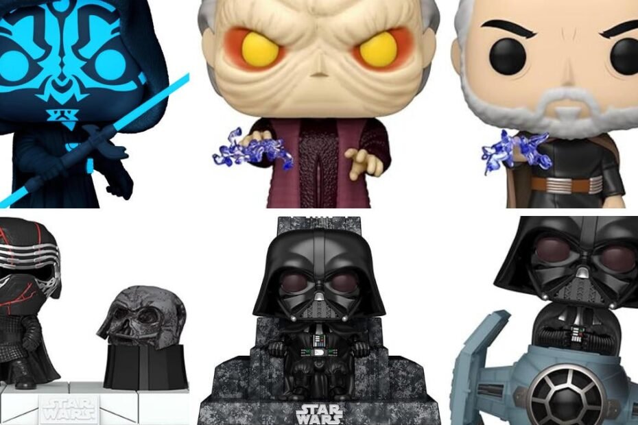 Colecionáveis Funko Pops trazem versões exclusivas do lado sombrio de Star Wars