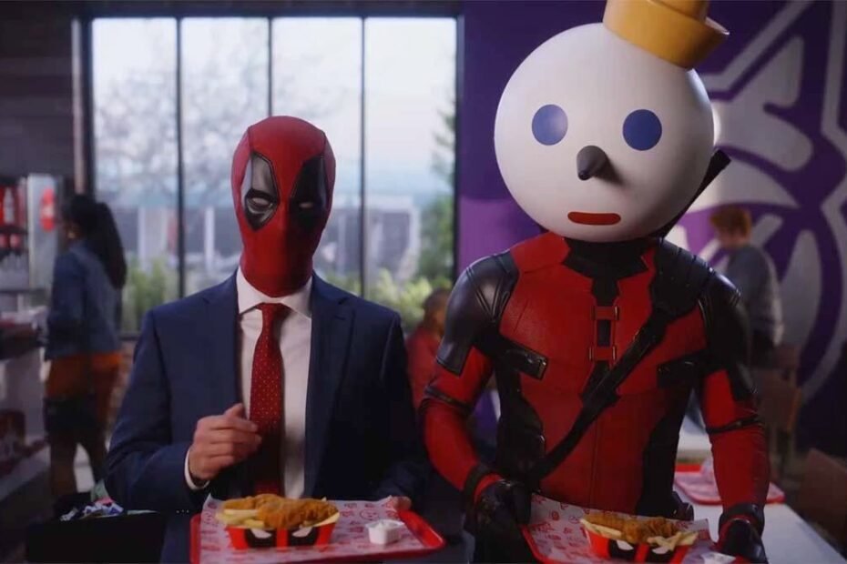 Deadpool e Wolverine anunciam parceria com Jack in the Box