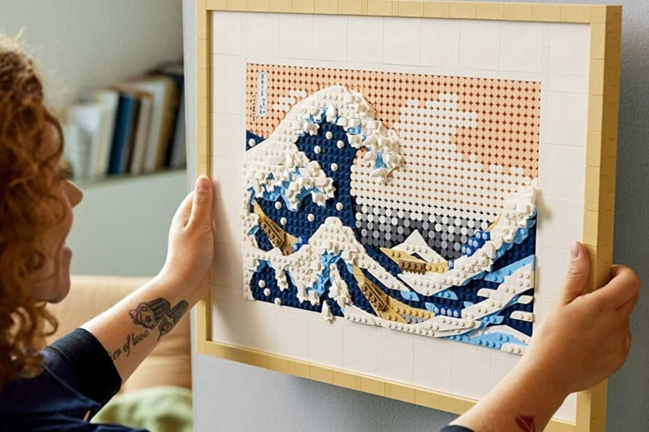 Descontos imperdíveis nos conjuntos LEGO Art Hokusai A Grande Onda e Van Gogh Noite Estrelada