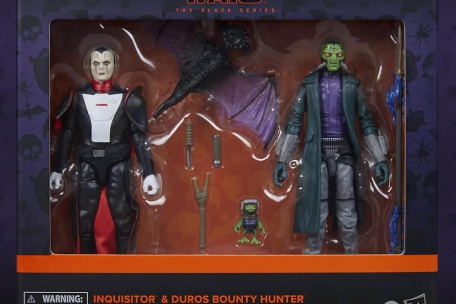 Dupla de Halloween: Inquisidor e Caçador de Recompensas Duros da série Star Wars Black Series finalmente disponíveis!