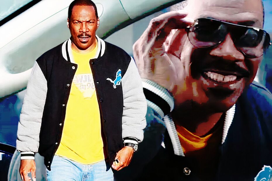 Eddie Murphy revela história por trás do icônico casaco de Beverly Hills Cop.