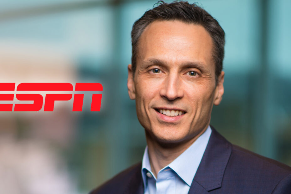 Estratégia clara e progressiva da ESPN apresenta resultados positivos - Presidente Jimmy Pitaro em "Halftime" Note