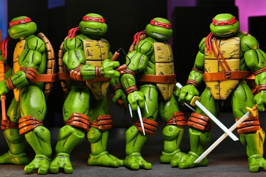 Figuras NECA das Tartarugas Ninja Adolescentes estão de volta aos quadrinhos Mirage