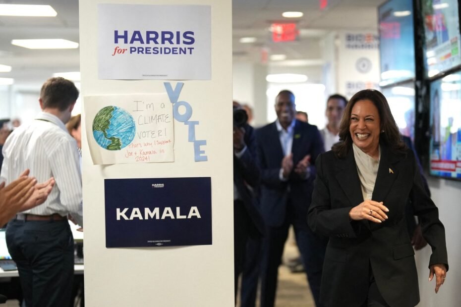 Kamala Harris garante número suficiente de delegados comprometidos para vencer a nomeação democrata na primeira votação