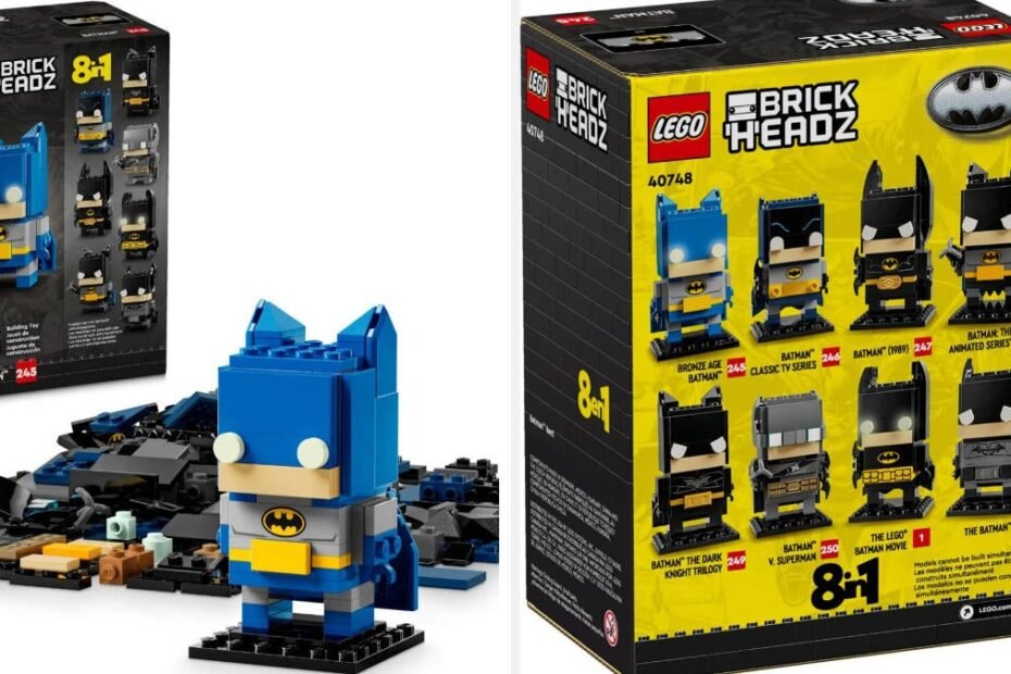 Lançamento: Boneco LEGO Batman BrickHeadz 8-em-1 em promoção agora.