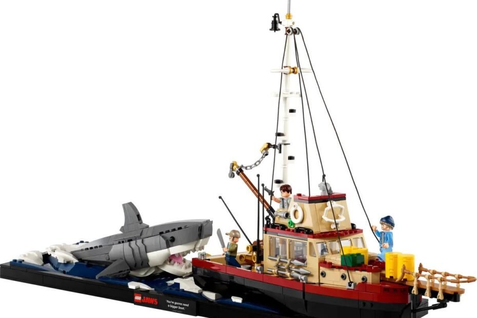 LEGO recria Jaws de forma adorável em 90 segundos para comemorar anúncio de novo set