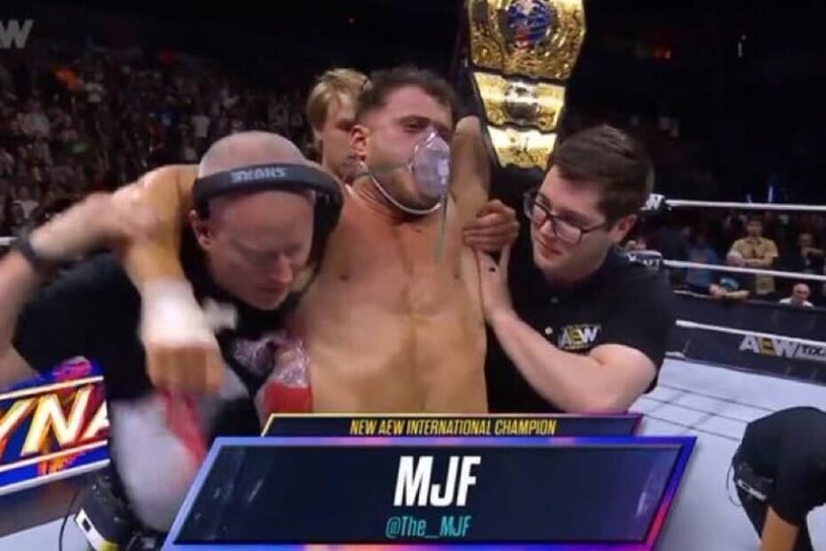 MJF da AEW surpreende e conquista o título internacional no Dynamite 250