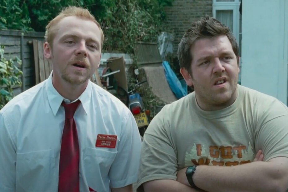 "Modificação de uma frase em Shaun of the Dead para o público americano"