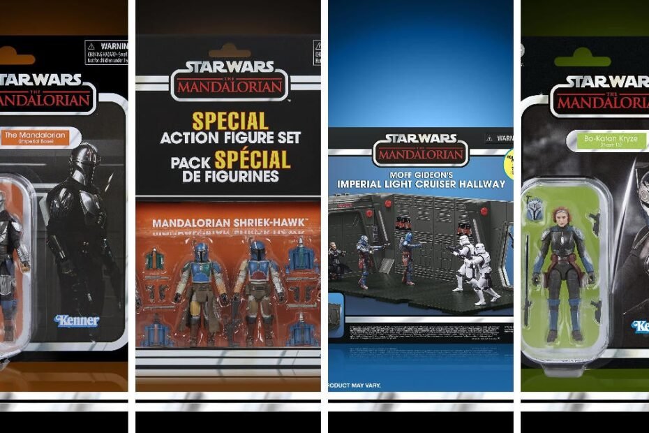 Novos Figuras da Coleção Vintage de Star Wars: The Mandalorian Reveladas para a SDCC 2024