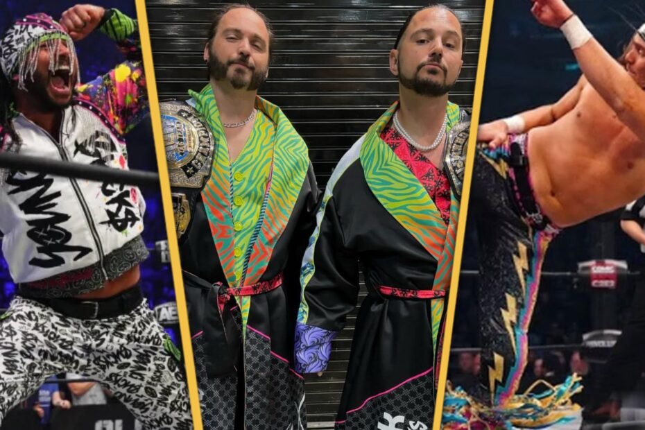 O que inspira os trajes de ringue dos Young Bucks da AEW