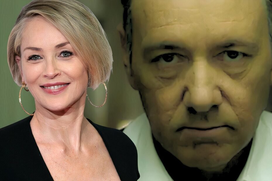 Sharon Stone explica por que Kevin Spacey ainda está cancelado: "Ele ofendeu homens"