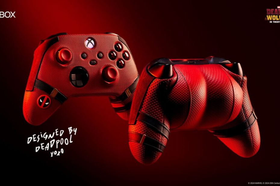 Xbox revela console personalizado do Deadpool e do Wolverine, além de controle "divertido"