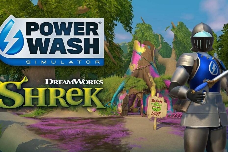 A Limpeza Mágica do Mundo de Shrek em PowerWash Simulator