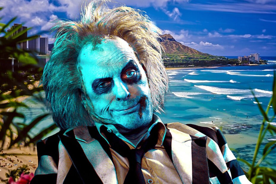 A Nova Aventura de Beetlejuice com Toques Hawaianos