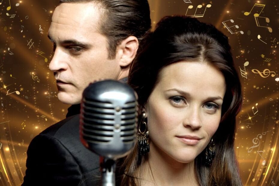 Joaquin Phoenix e Reese Witherspoon cantam em 'Walk the Line'