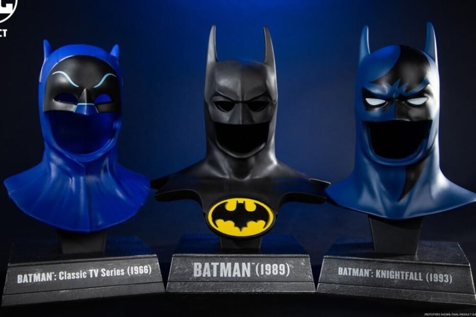 McFarlane Toys lança réplicas de capacetes do Batman '89, Batman '66 e Batman: Knightfall