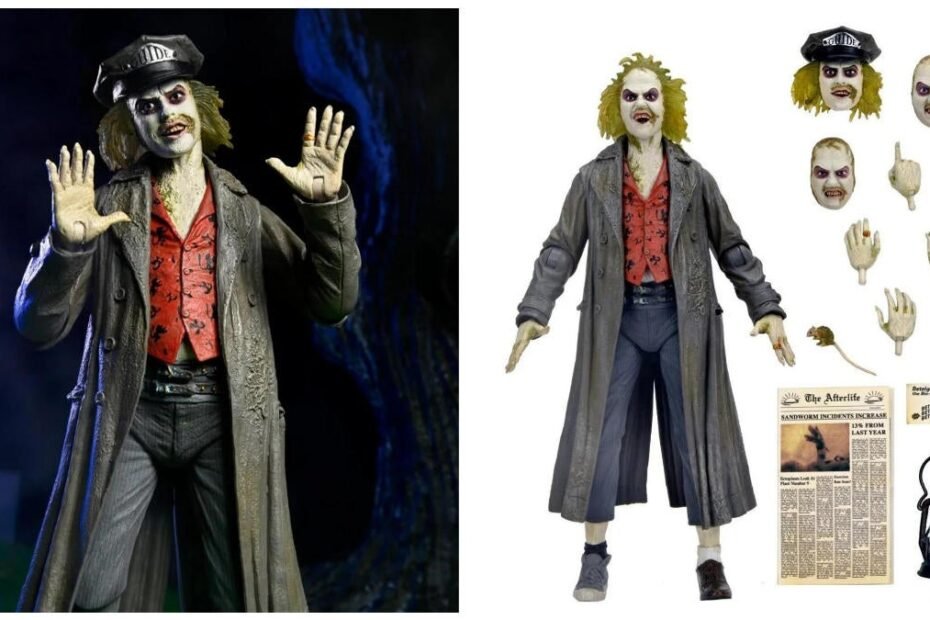 Novos brinquedos de Beetlejuice chegam ao mercado com estilo!