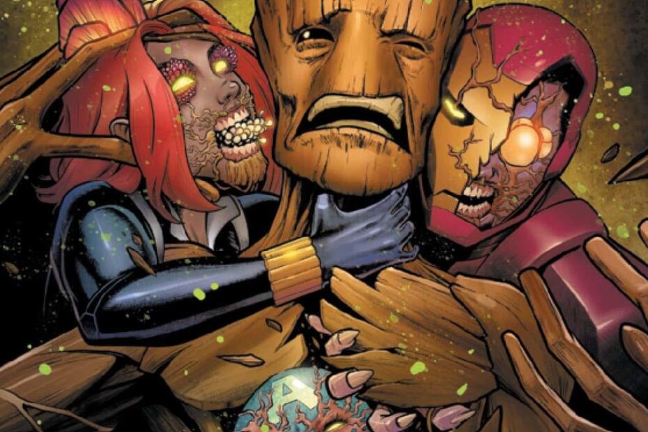 Marvel Zombies: Dawn of Decay é uma nova série em quadrinhos da Marvel que apresenta uma versão zumbi dos super-heróis mais populares da editora. A série, que teve sua prévia divulgada no site Comicbook.com, traz personagens como Groot e Capitão América envolvidos em uma trama repleta de ação e horror. Prévia de Marvel Zombies: Amanhecer do Apodrecimento divulgada