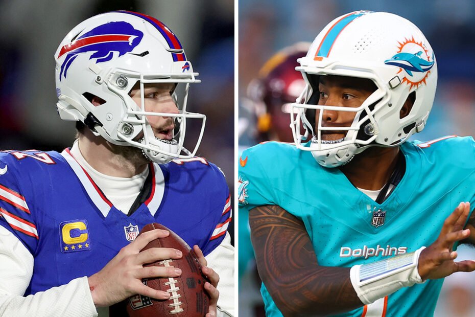 Quinta-feira de futebol americano: Como assistir ao vivo online o jogo entre Bills e Dolphins