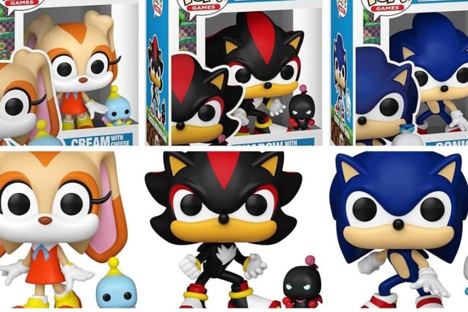 Sonic e seus amigos: novos Funko Pops chegam ao mercado!