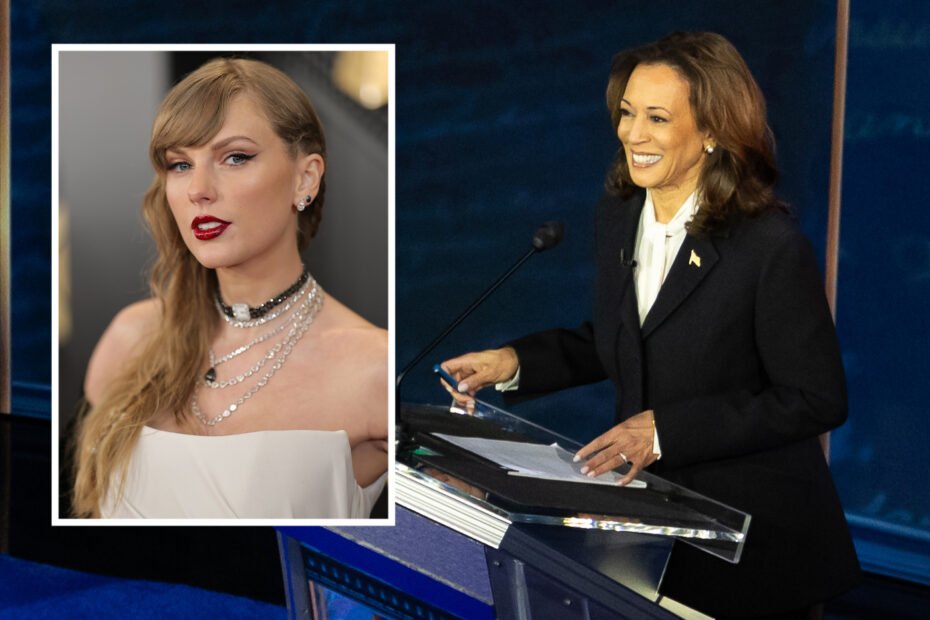 Taylor Swift anuncia apoio a Kamala Harris para presidente após debate da ABC News, elogiando sua liderança habilidosa e firme