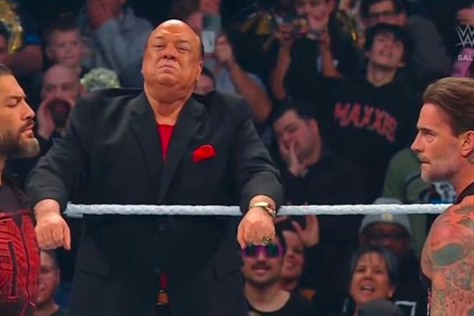 Na última edição do SmackDown, um momento marcante ocorreu com a presença de Paul Heyman, que trouxe uma reviravolta inesperada ao anunciar um combate de WarGames, reunindo Roman Reigns e CM Punk. Esse confronto se deu após uma série de tensões envolvendo as duas facções da Bloodline, especialmente com Solo Sikoa atacando a equipe original de Reigns. A Batalha Épica: Reigns e Punk Se Enfrentam no WarGames