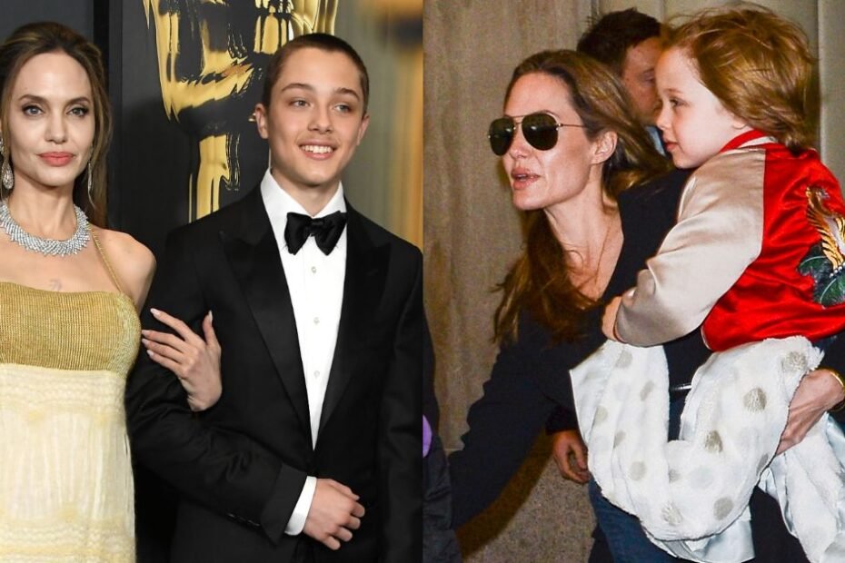 Angelina Jolie brilha no red carpet com seu filho Knox de 16 anos